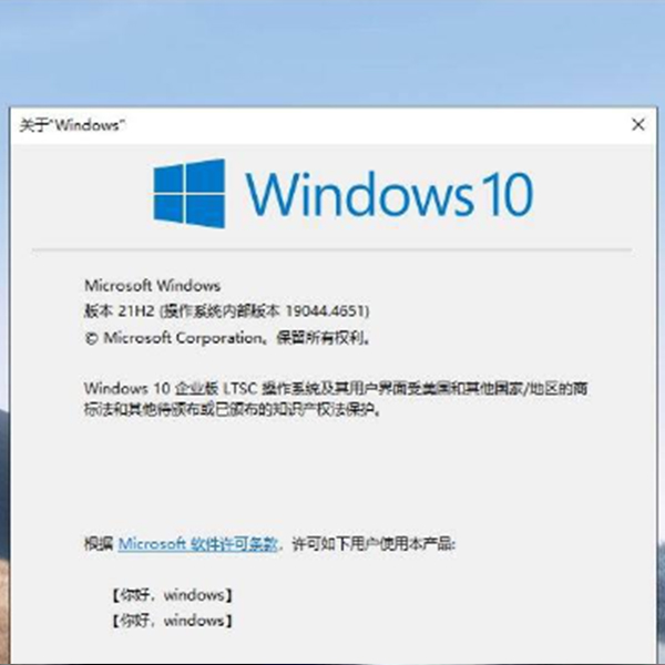 微軟正版操作系統(tǒng) windows 10 Enterprise2019 LTSC-32bit